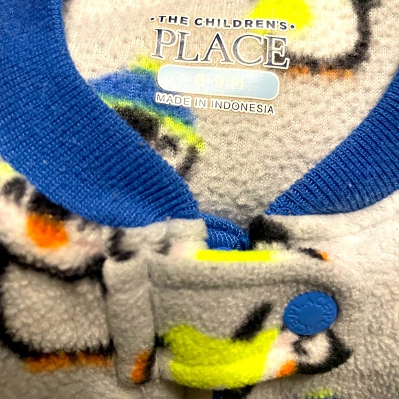 The Children’s Place Fleece Penguin Pajama 🐧 - Picture 4 of 5